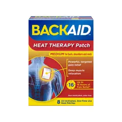 GENERICO - Back Aid Parches Alivio Dolor De Cuello Hombros Espalda 8un