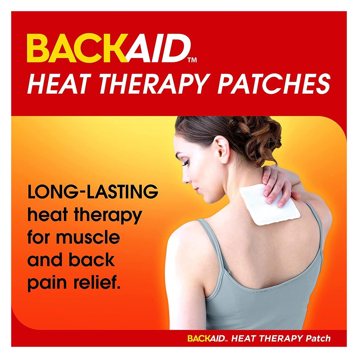 GENERICO - Back Aid Parches Alivio Dolor De Cuello Hombros Espalda 8un