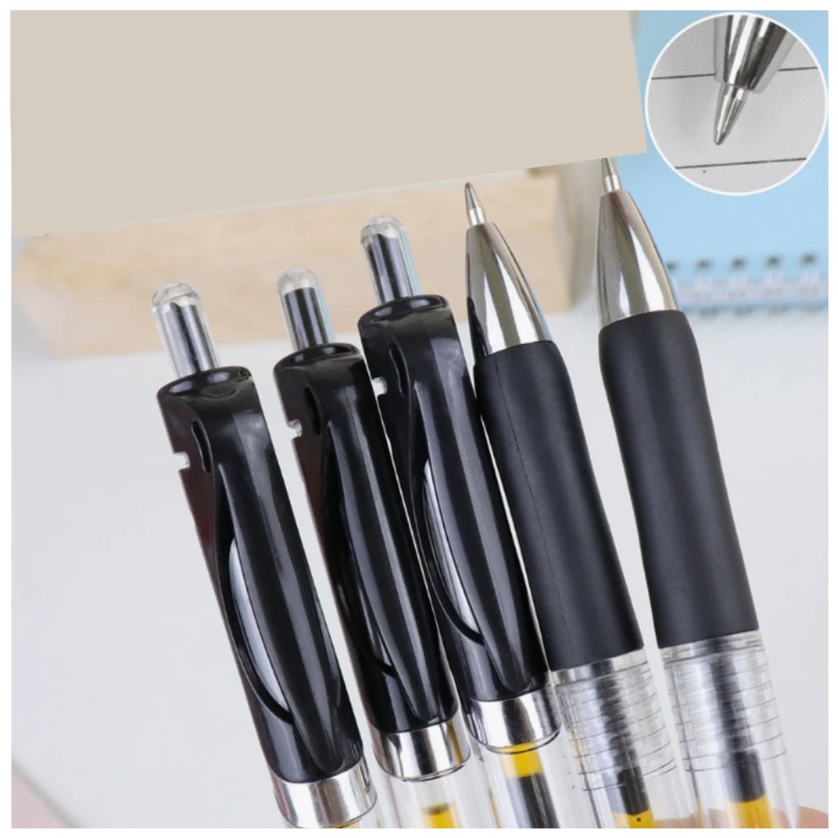 GENERICO - Bolígrafo Neutro Punta Fina 05mm