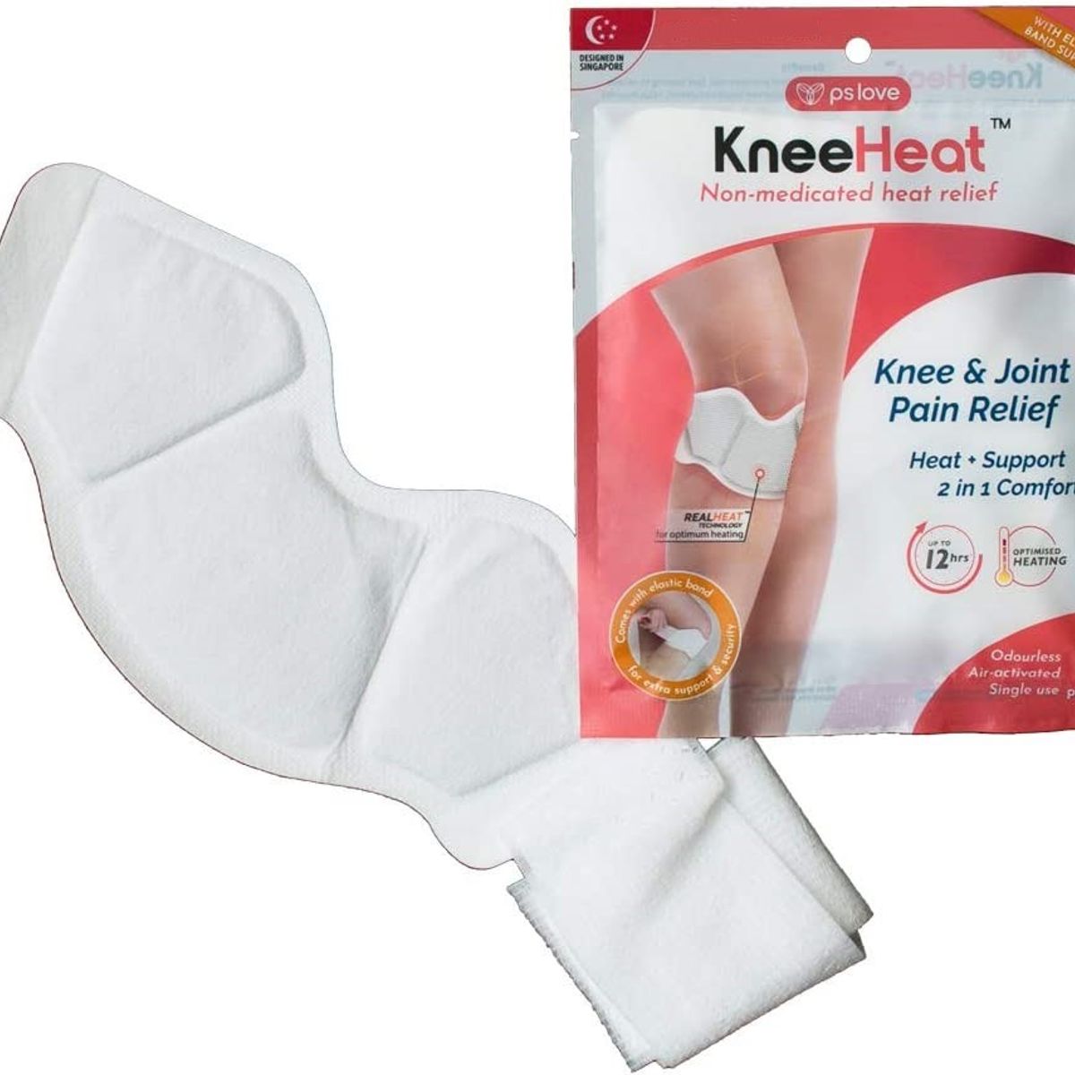 GENERICO - Blood Knee Heat Parches De Calor Alivio Dolor De Rodilla 1u
