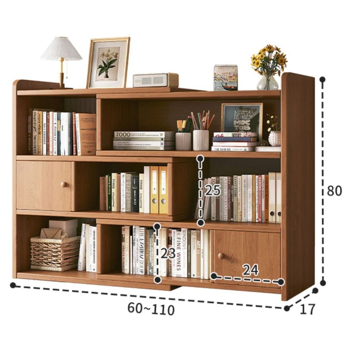 YOMYM - Organizador Estante Living Libro Zapatero Deformable 60-110cm