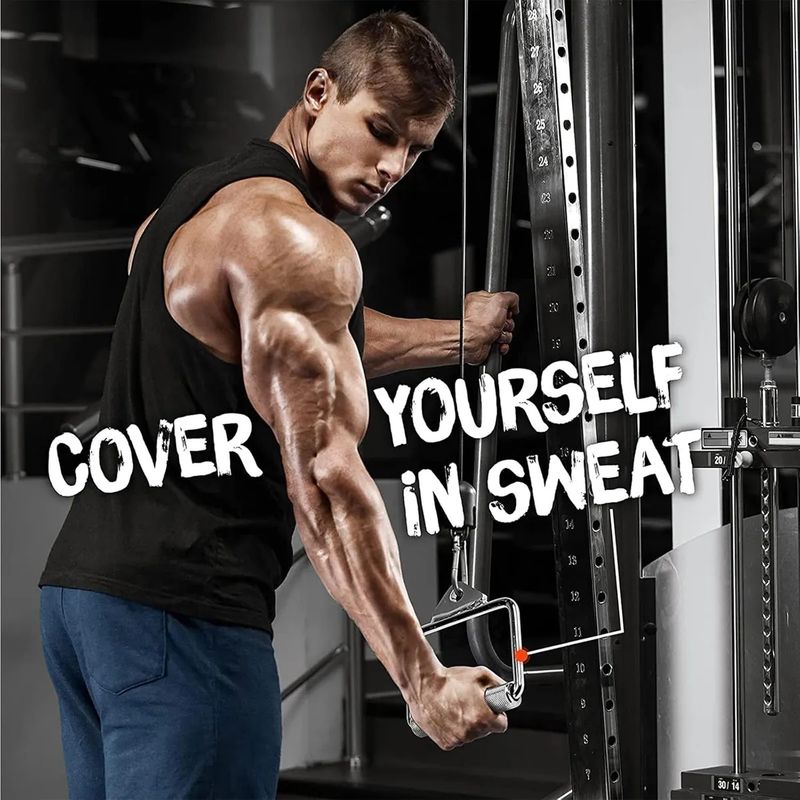 KUANGYE Manilla Simple Ejercicios Fitness par 2polea Gym Agarre