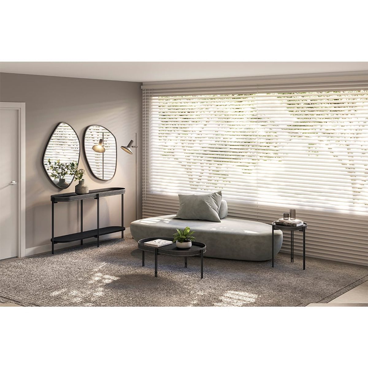 HOME MOBILI - Mesa de centro Alamo Negro