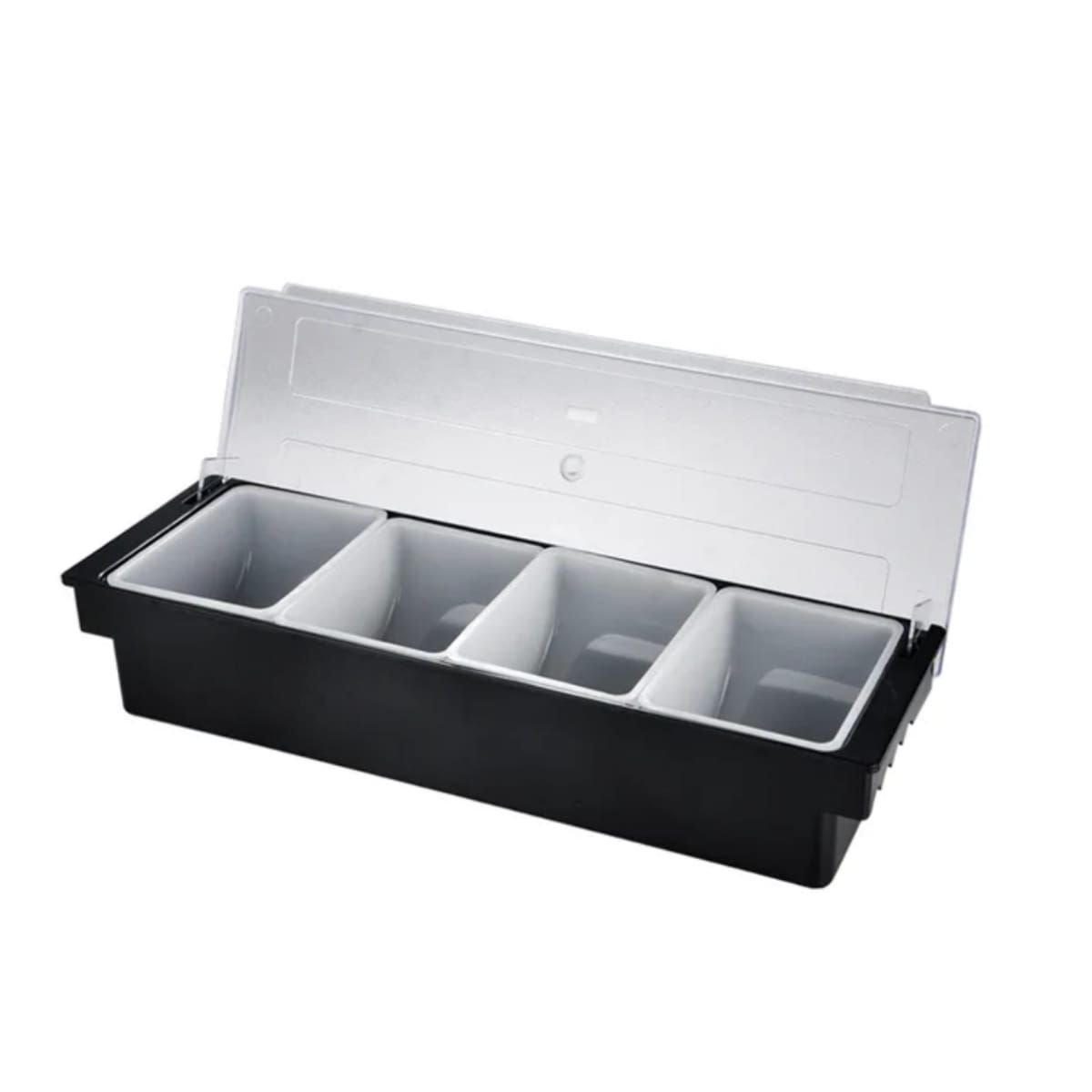 SUNNEX - dispensador para condimentos y fruta de 4 compartimentos