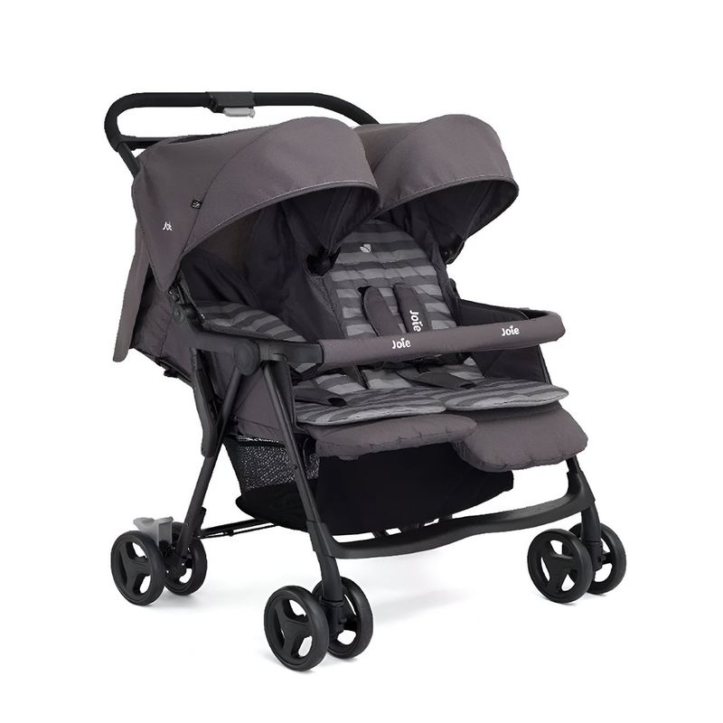 JOIE - Coche Paseo Doble Aire Twin Dark Pewter Joie