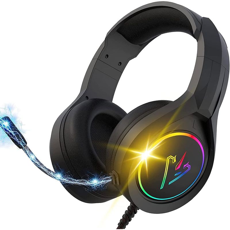 CASTLEN - Auriculares Alámbrico con Micrófono Cancelación de Ruido