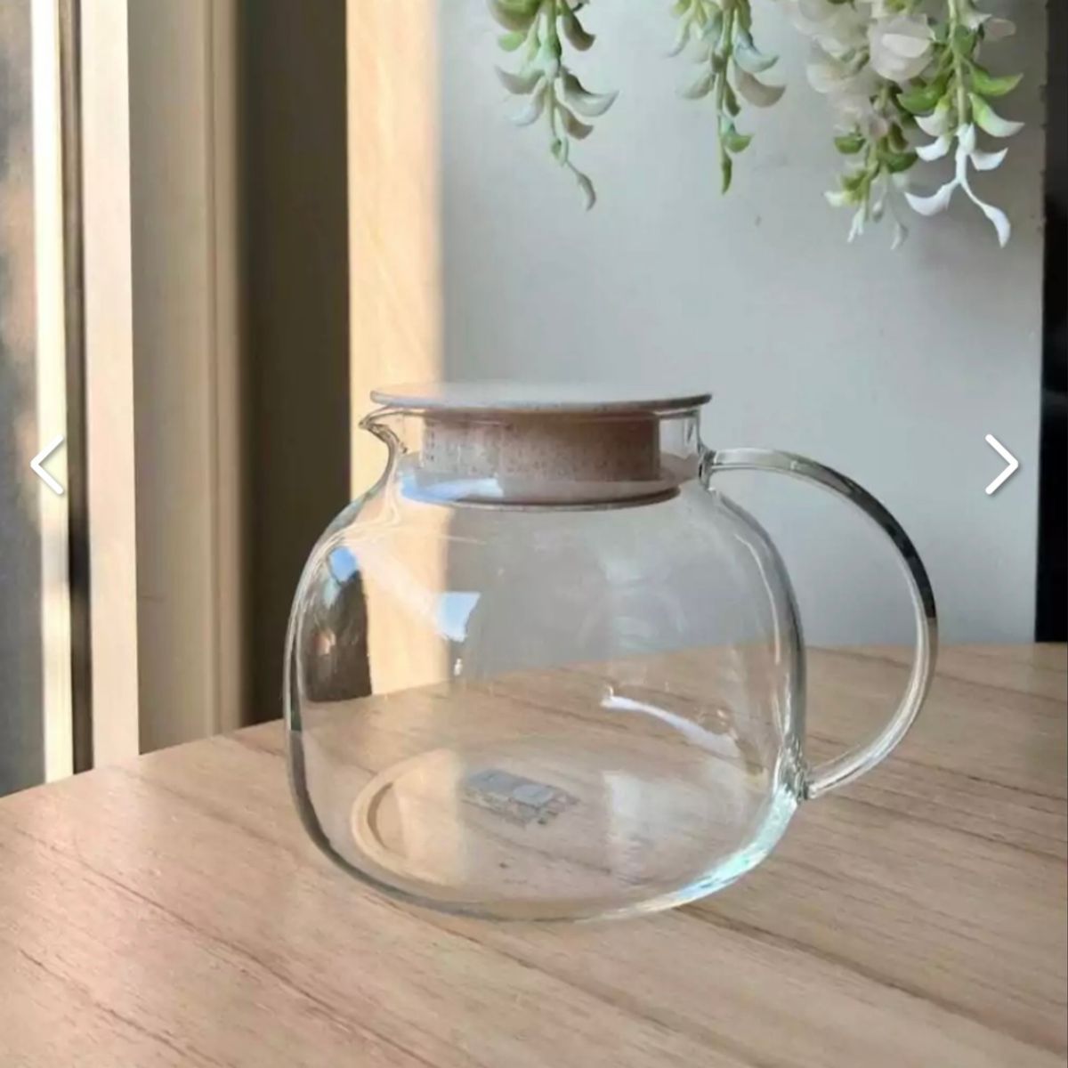 GENERICO - Tetera de Vidrio 1.18 Litros Resistente al Fuego