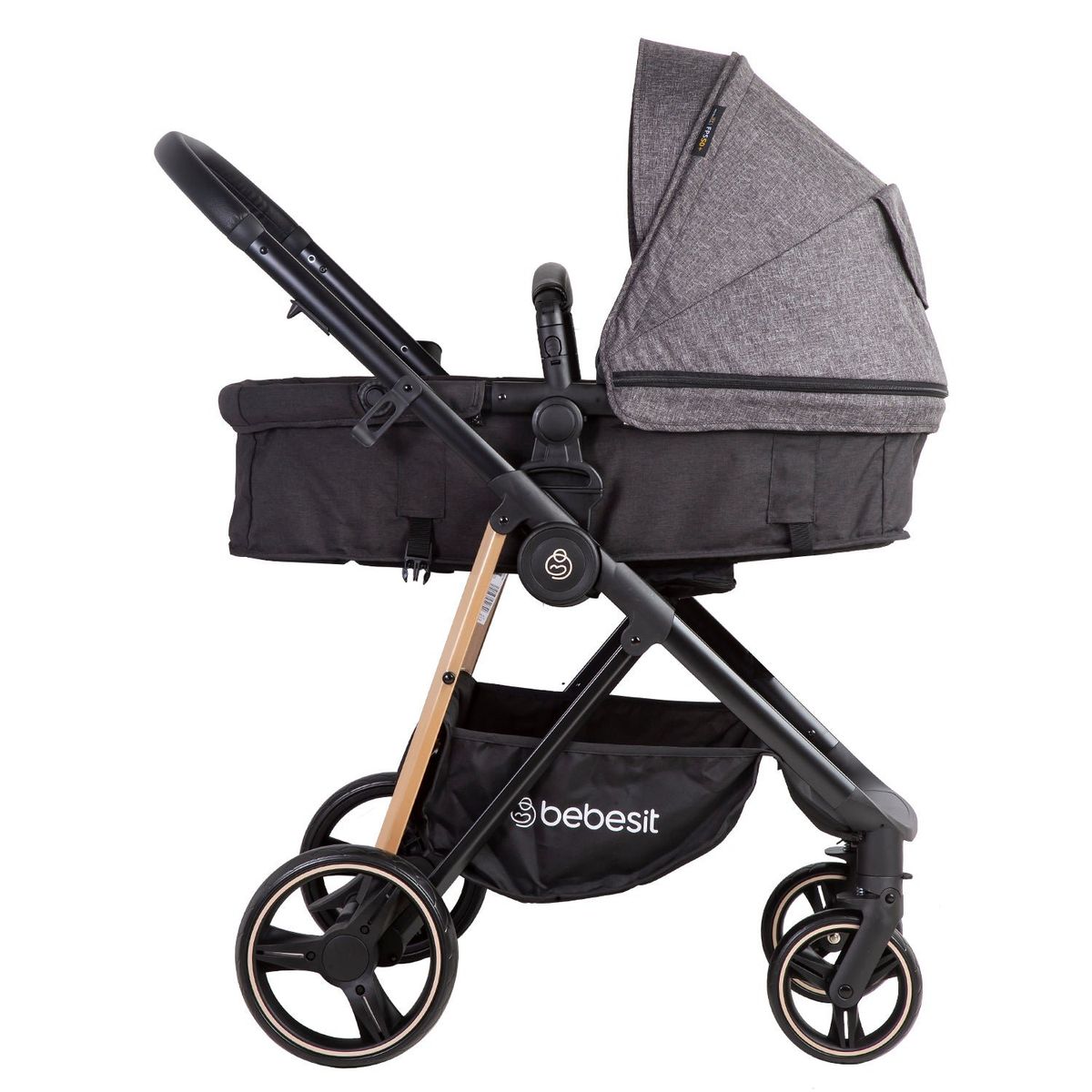 BEBESIT - Coche Travel System Cosmos Negro