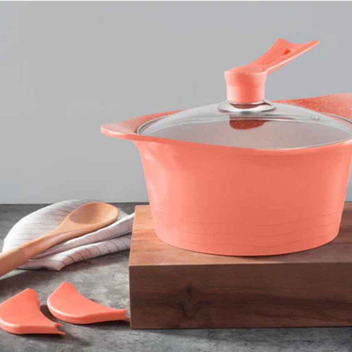 BOHLIER - Cacerola de 28 cm Calipso Bohlier Rosa