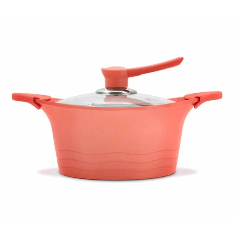 BOHLIER - Cacerola de 28 cm Calipso Bohlier Rosa