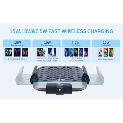 Imagen 2 del producto Cargador Inalámbrico Para Samsung Carga Rápida 15w Para Auto