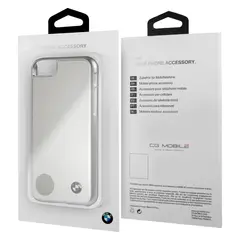 BMW - CARCASA PIPHONE 78 SILVER BMHCI8SASI - Negro