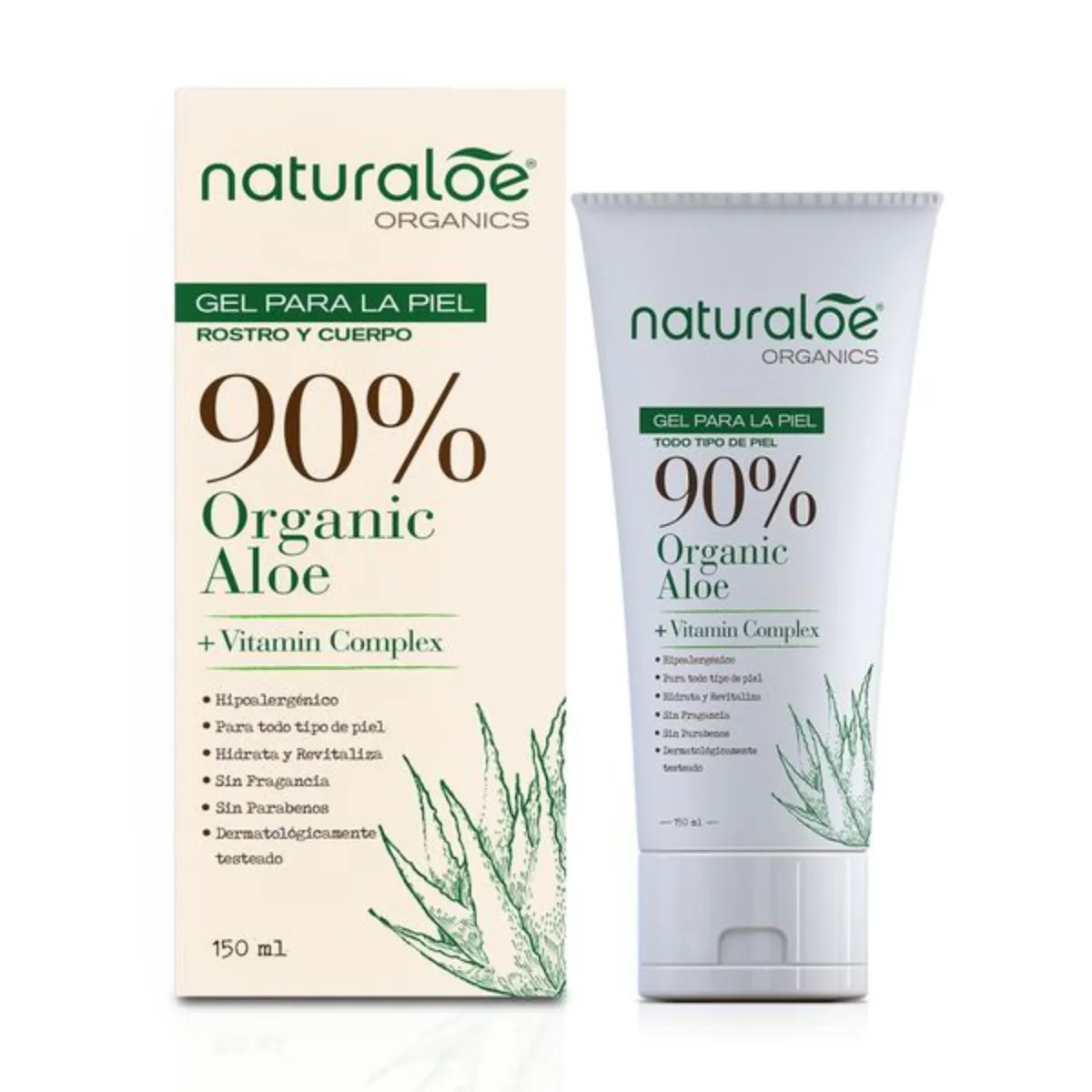 NATURALOE - Naturaloe Gel Para La Piel 150 Ml