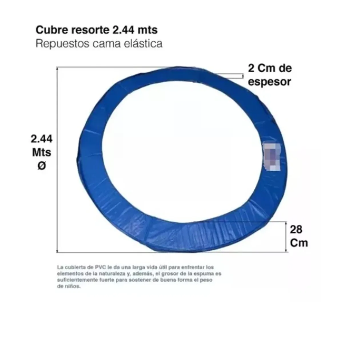 OFERTABKN - Cubre Resortes Cama Elástica 2,44 M- 8ft