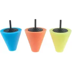 OFERTABKN - Kit De 3 Piezas Esponjas Pulir En Forma De Cono, Auto