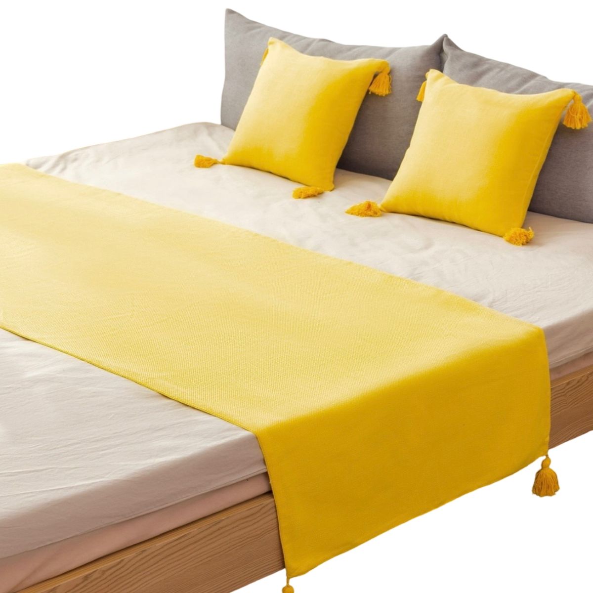 GENERICO - SET DE PIECERA MAS 2 FUNDAS DE LINO