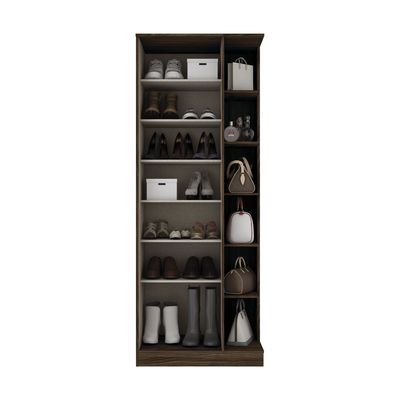 Imagen 2 del producto Zapatero Chloe 1 Puerta Espejo Moca