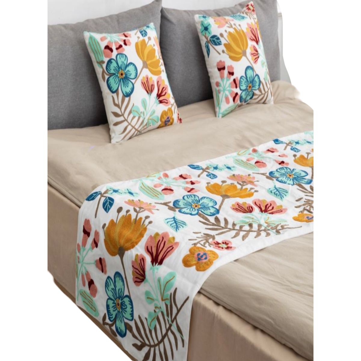 GENERICO - PIECERA BORDADA SIN FUNDAS