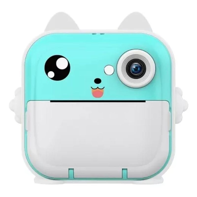 OEM - CAMARA FOTOGRAFICA PARA NIÑOS CON IMPRESION INSTANTANEA AZUL