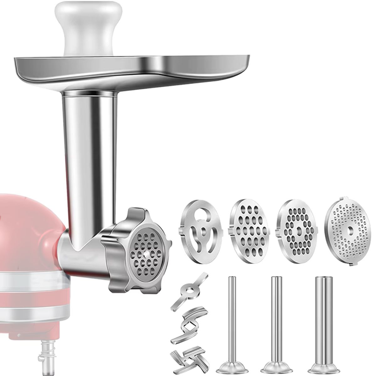GENERICO - Accesorio Moler Embutir Carne Kitchenaid Acero Inoxidable Alternativo