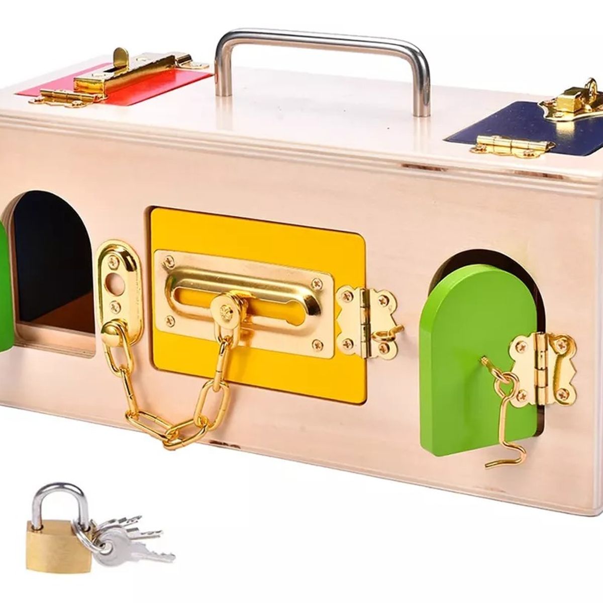 GENERICO - Caja De Madera Sensorial Montessori