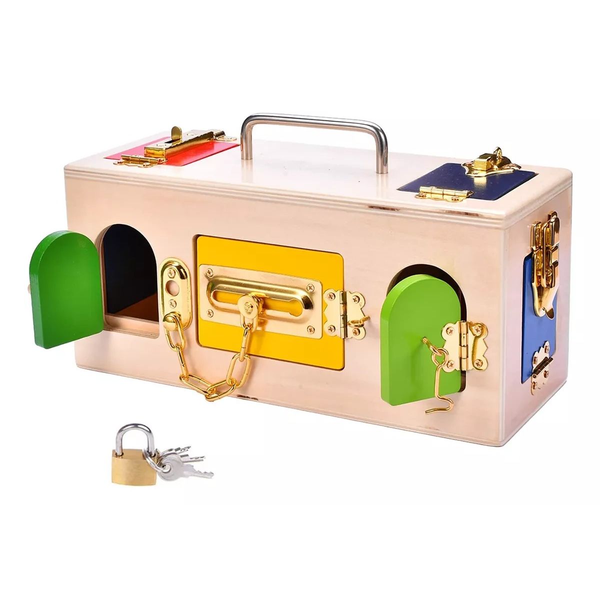 GENERICO - Caja De Madera Sensorial Montessori