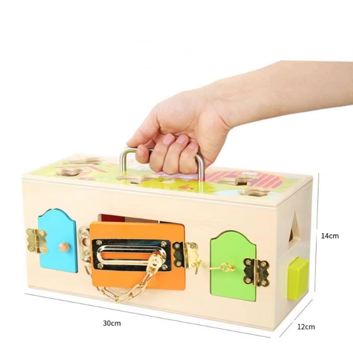 GENERICO - Caja De Madera Sensorial Montessori