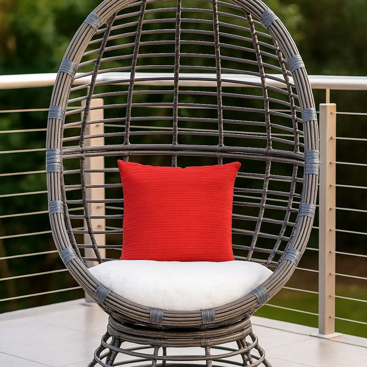 GENERICO - Silla Terraza - Sillon Huevo 360 grados