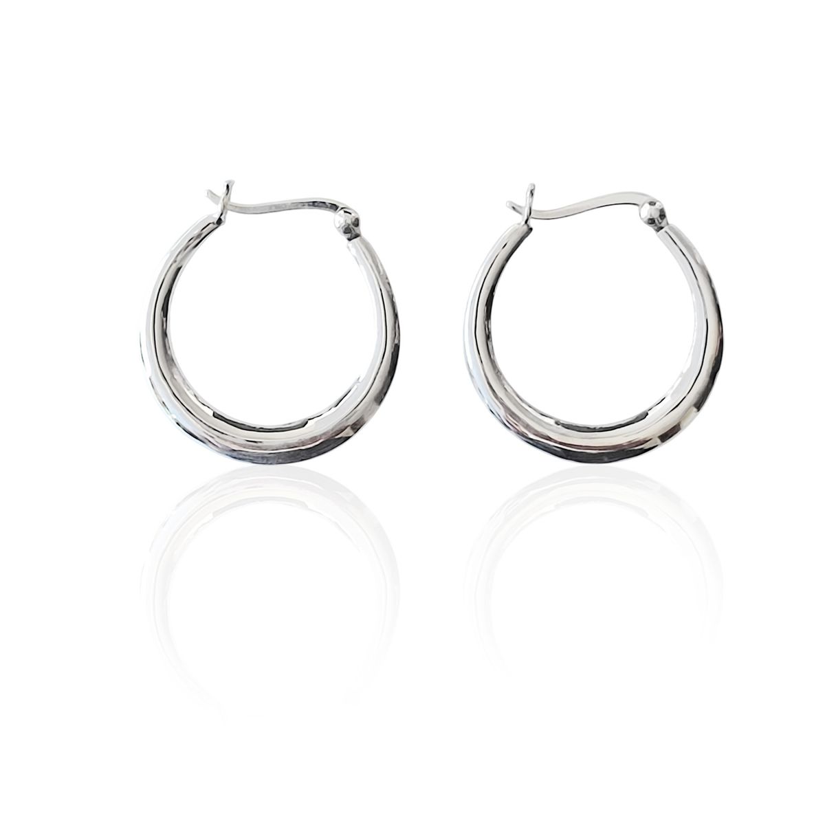 COGGIOLA - Aros Argolla Mirta 25mm Plata Fina 925