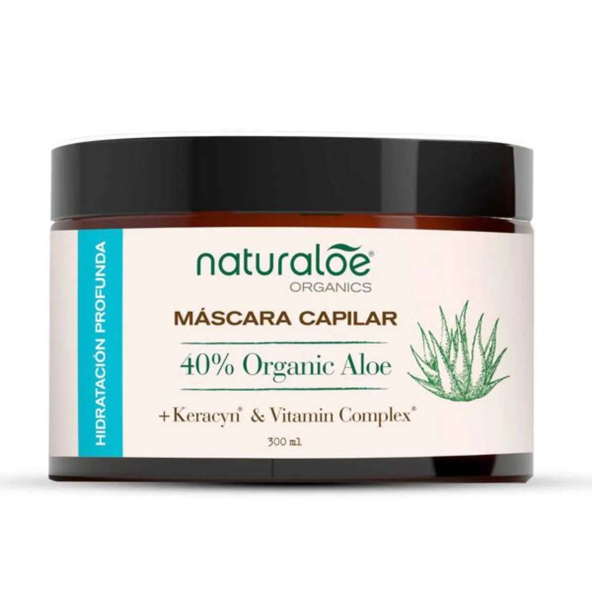NATURALOE - Naturaloe Máscara Hidratación Y Brillo 300Ml