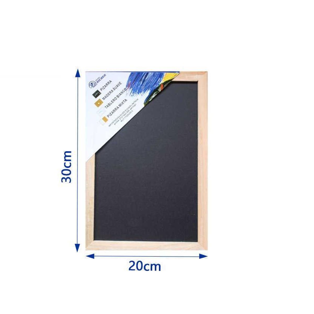 GENERICO - Pizarra Negra Madera 30x20cm