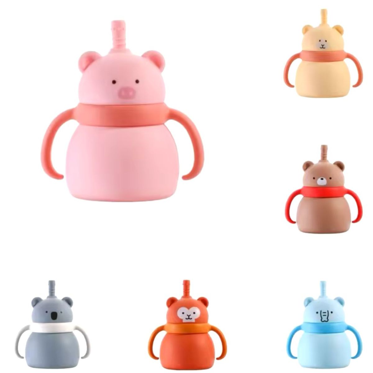 GENERICO - Vaso Animales Para Bebe Niños Entrenamiento 180ml