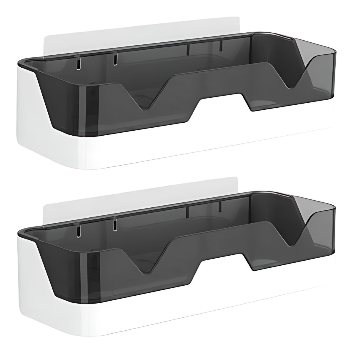 GENERICO - Juego De 2  Estantes De Drenaje Adhesivo Para Baño Cocina