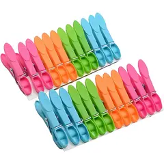 GENERICO - 24 Pinzas Para Ropa Multifuncional Para Guardar Ropa Toallas