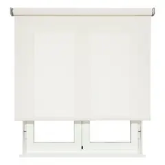 VIEWTEX - Cortina Roller Screen Motorizada 135X250 Blanca Premium
