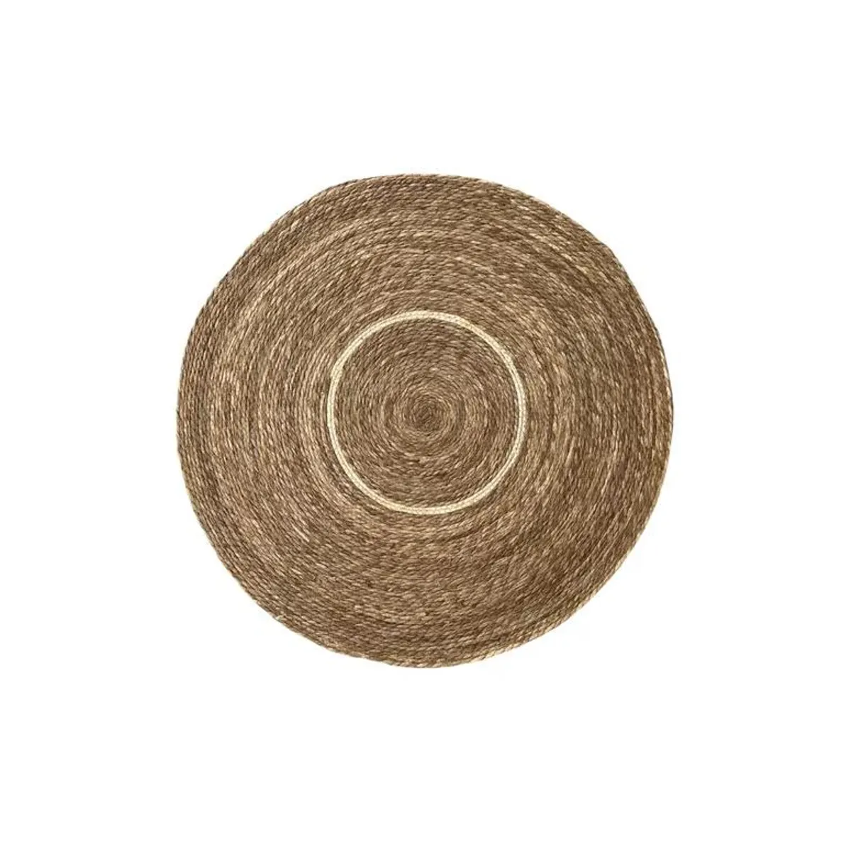 GENERICO - Alfombra Redonda Yute Living y Exteriores