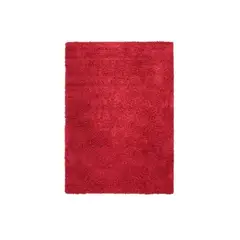 GENERICO - Alfombra Peluda Grande color Burdeo