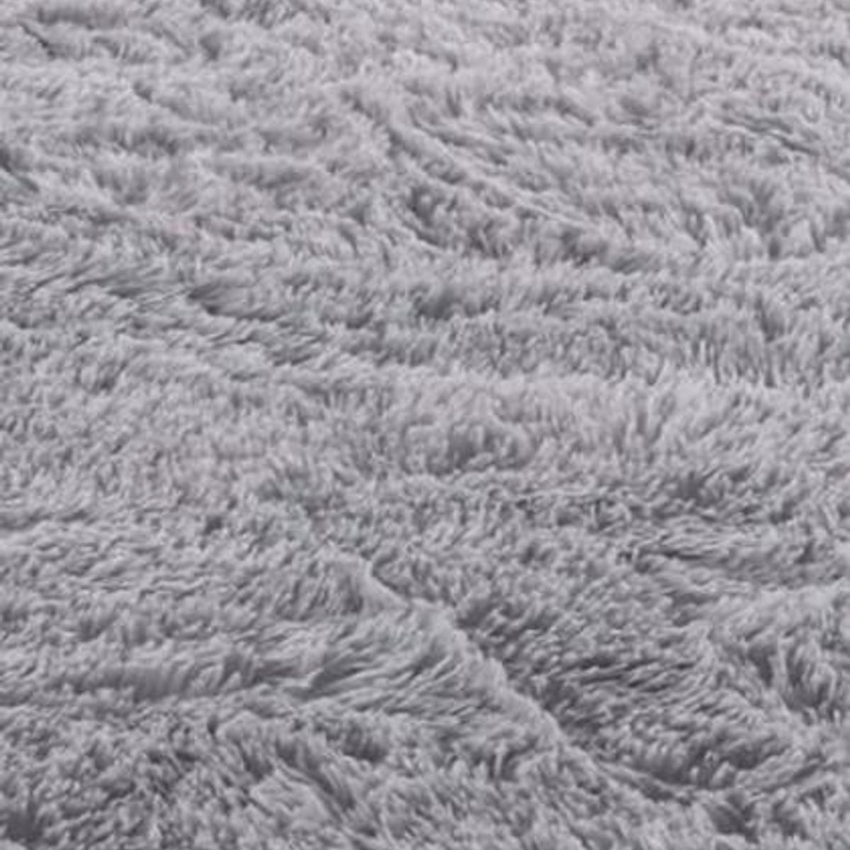 GENERICO - Alfombra Peluda Grande color Gris