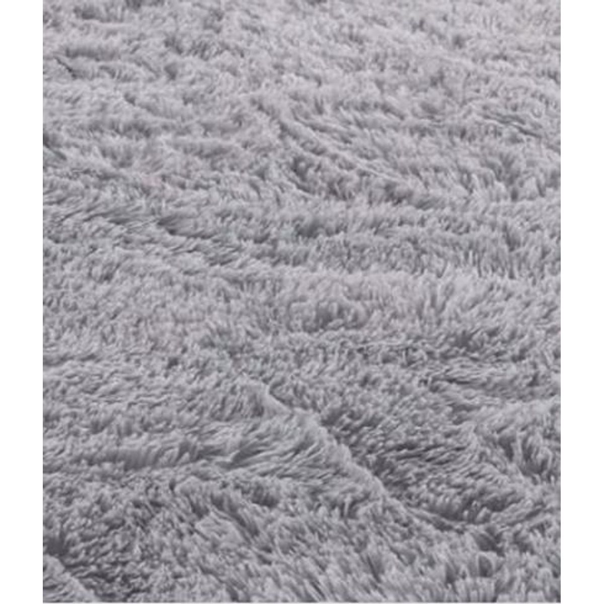 GENERICO - Alfombra Peluda Grande color Gris