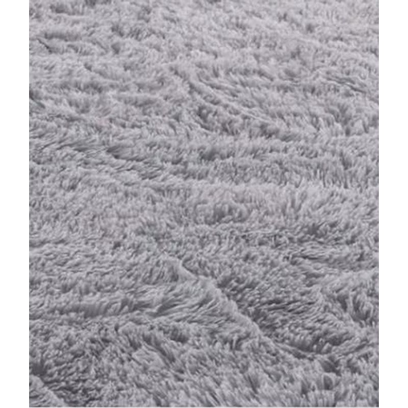 GENERICO - Alfombra Peluda Grande color Gris