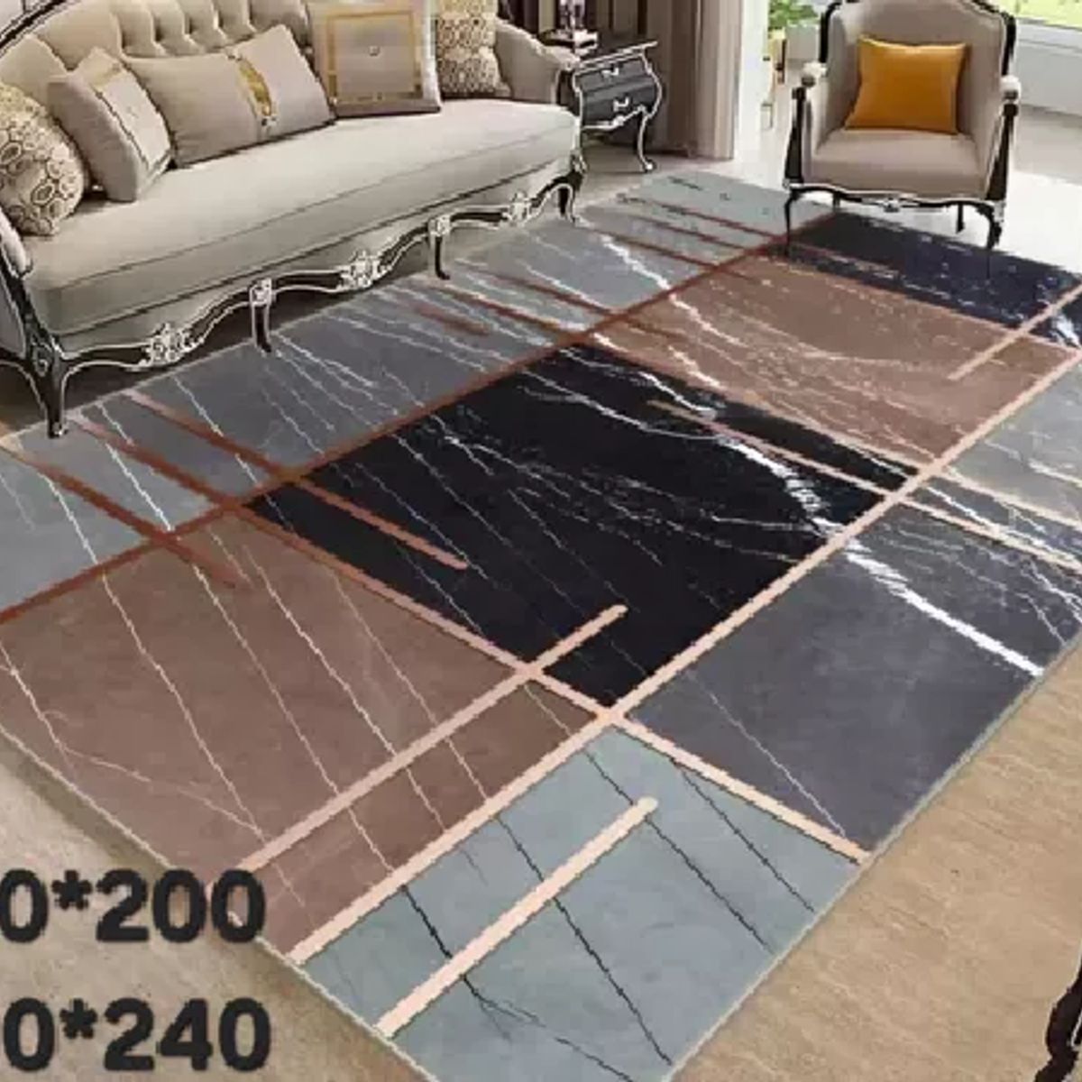 GENERICO - Alfombra Living con Diseños tipo Diseño 11