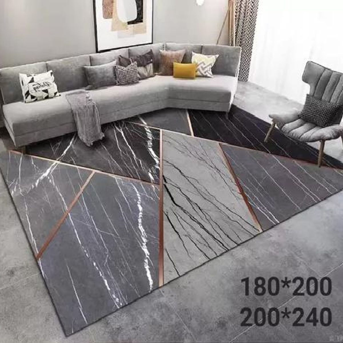 GENERICO - Alfombra Living con Diseños tipo Diseño 15