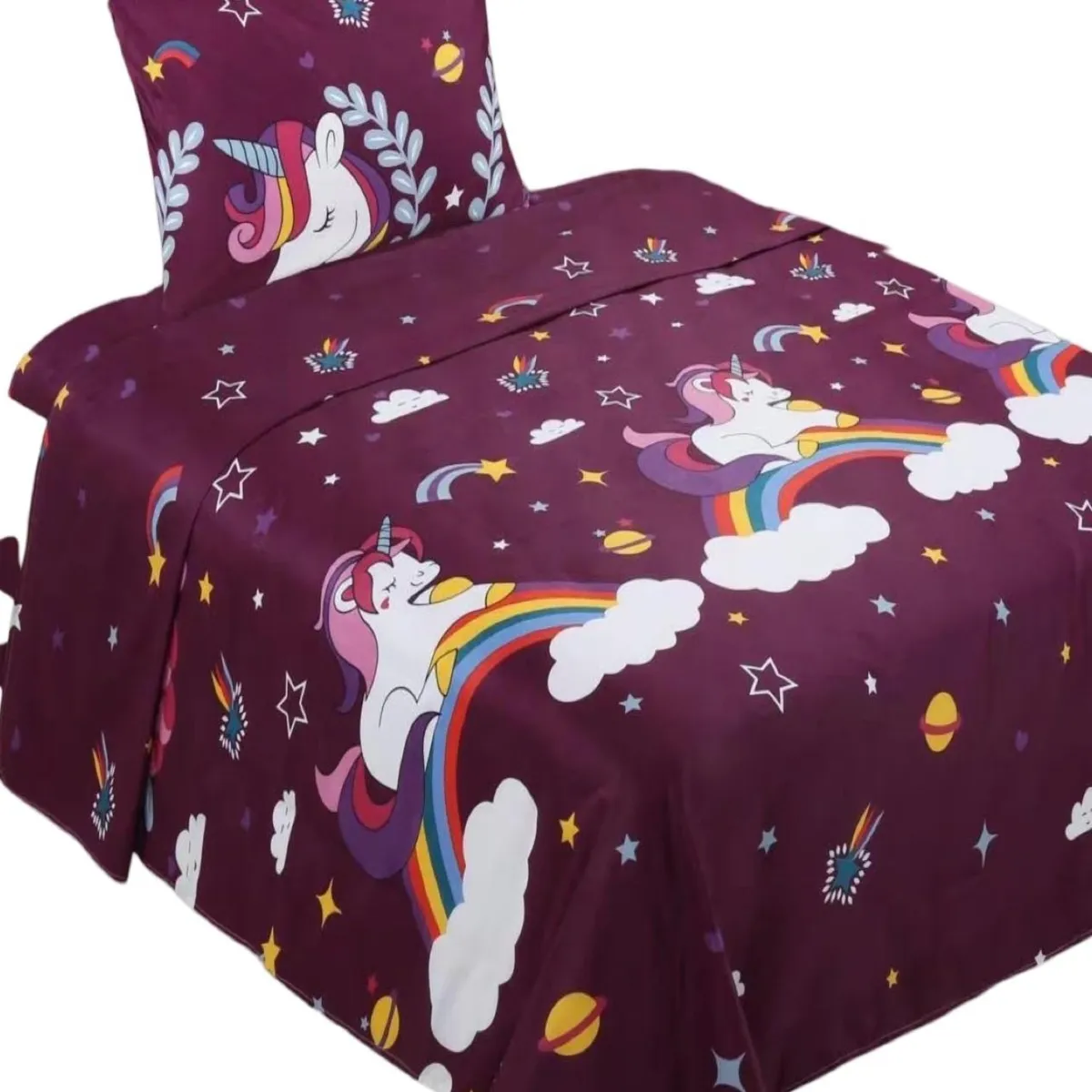 GENERICO - JUEGO DE SABANAS NIÑA PLAZA Y MEDIA