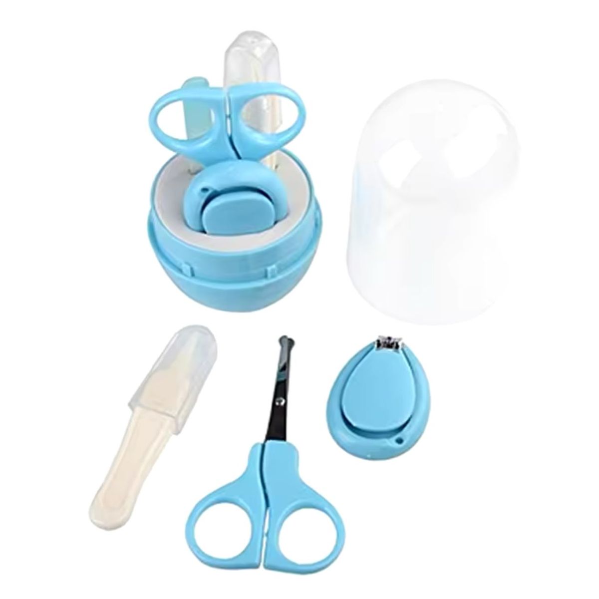 GENERICO - Set De Cuidado Para Bebés Higiene 4 En 1 Kit Bebé Corta Uñas