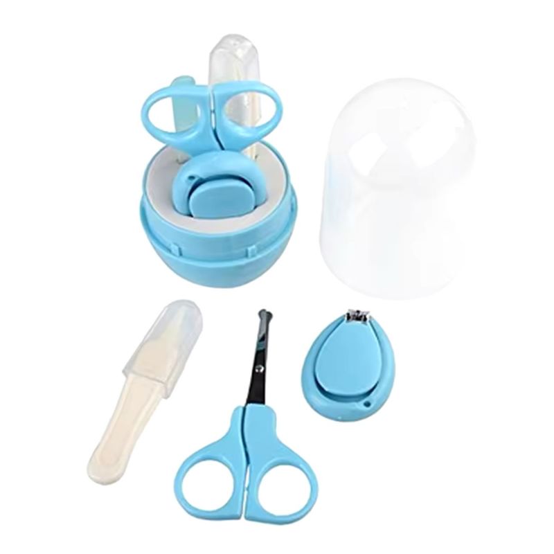 GENERICO - Set De Cuidado Para Bebés Higiene 4 En 1 Kit Bebé Corta Uñas