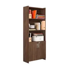 HOME MOBILI - Librero Zion 2 Puertas Cafe