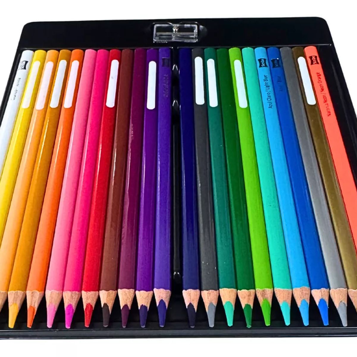 GENERICO - Lápices De Colores Scribe Unipunta CajaX24 Ud Triangular