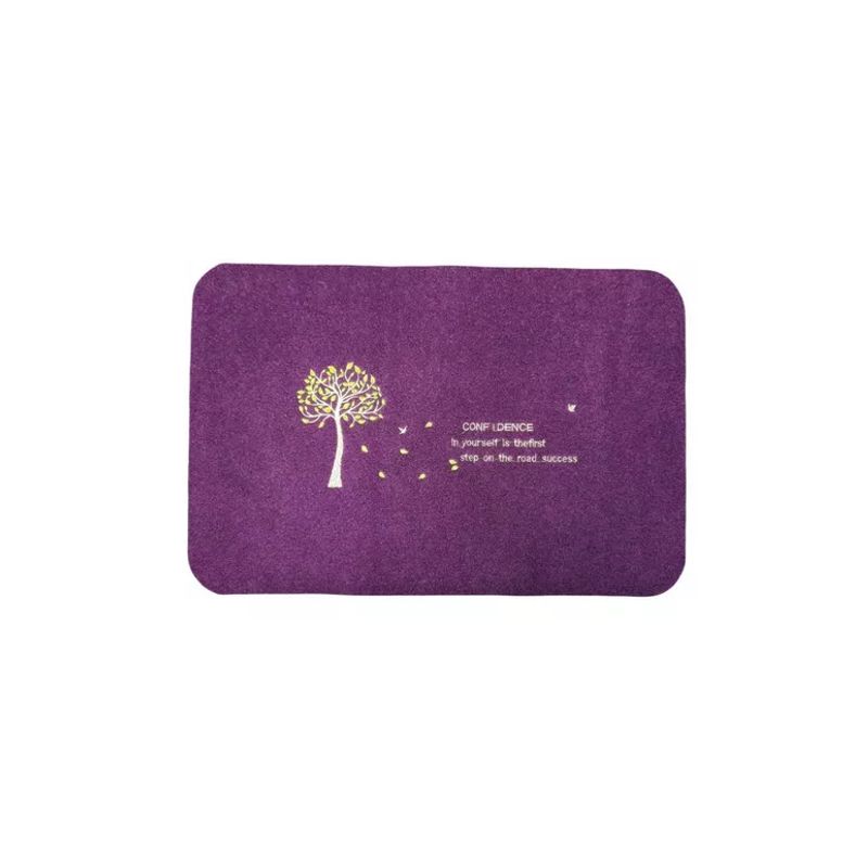 GENERICO - Alfombra Limpiapiés color Morado