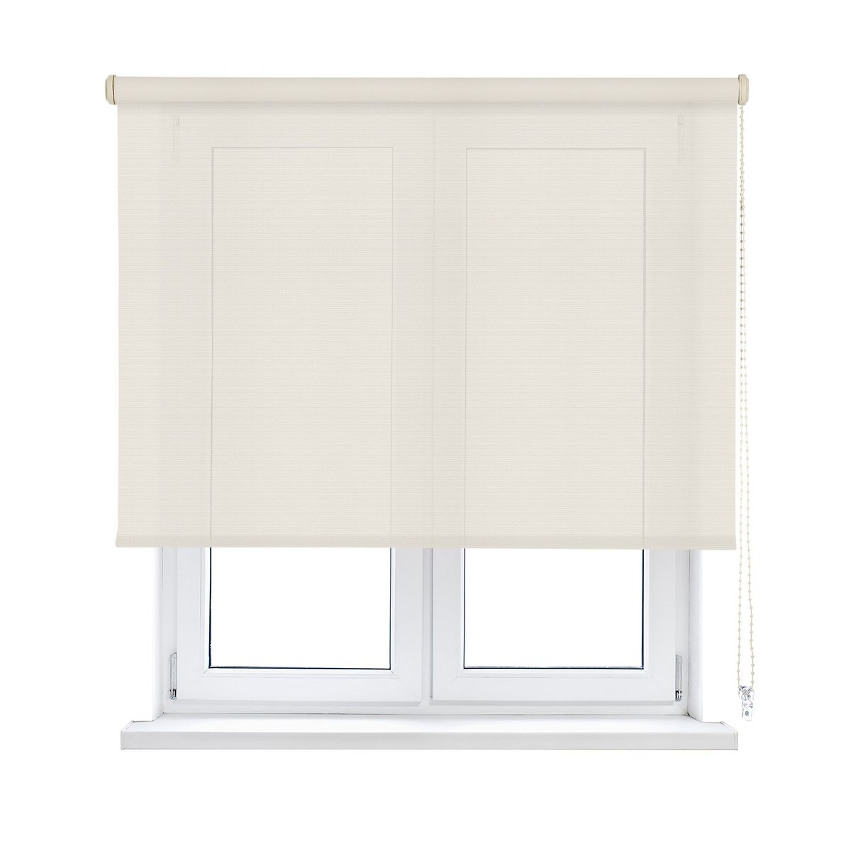 VIEWTEX - Cortina Roller screen 1% 165X250 Blanca Lino Premium