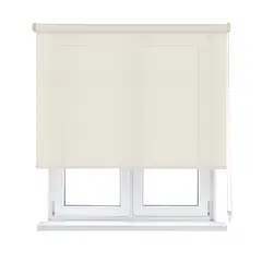 VIEWTEX - Cortina Roller screen 1% 165X250 Blanca Lino Premium
